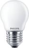 Philips 2099763473 LED lamp E27 4, 3W 470Lm kogel mat online kopen