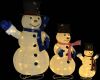 VidaXL Decoratieve Sneeuwpoppenfamilie Led Luxe Stof online kopen