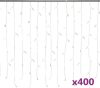 VidaXL Lichtgordijn Met 400 Led&apos, s En 8 Functies 10 M Blauw online kopen