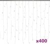 VidaXL Lichtgordijn Met 400 Led&apos, s En 8 Functies 10 M Koudwit online kopen