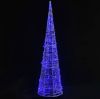 VidaXL Lichtkegel Decoratief Led Blauw 120 Cm Acryl online kopen