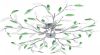 VidaXL Plafondlamp Met Acryl Kristallen Bladarmen Voor 5xe14 Groen online kopen