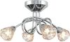 VidaXL Plafondlamp Met Traliekappen Glas 4xg9 online kopen