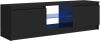 VidaXL Tv meubel Met Led verlichting 120x30x35, 5 Cm Hoogglans Zwart online kopen