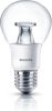Philips LED lamp E27 6W 470Lm peer helder dimbaar Wit online kopen