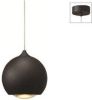 Artdelight Hanglamp LED Denver Mat Zwart 10cm Ø online kopen