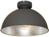 Artdelight Landelijke plafondlamp CurveØ 31cm grijs met zilver PL CURVE GR ZL online kopen