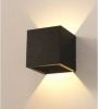 Artdelight Wandlamp LED Cube Zwart IP54 online kopen