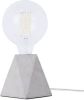 Beliani Saja Tafellamp grijs beton online kopen