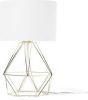Beliani Maroni Tafellamp wit metaal online kopen