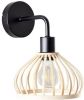 Brilliant Houten wandlamp Norah 99741/76 online kopen