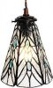 Clayre & Eef Transparente Hanglamp Tiffany Ø 15*115 Cm E14/max 1*40w 5ll 6197 online kopen