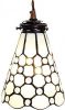 Clayre & Eef Witte Hanglamp Tiffany Ø 15*115 Cm E14/max 1*40w 5ll 6198 online kopen
