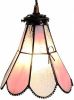 Clayre & Eef Roze Hanglamp Tiffany 18*15*115 Cm E14/max 1*25w 5ll 6217 online kopen