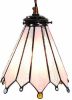 Clayre & Eef Roze Hanglamp Tiffany 18*15*115 Cm E14/max 1*25w 5ll 6218 online kopen
