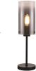 Freelight Tafellamp Ventotto H 58 Cm Ø 15 Cm Rook Glas Zwart online kopen