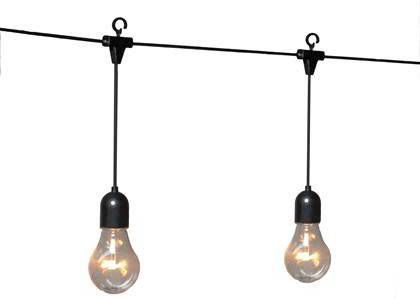 KONSTSMIDE Led lichtsnoer Led Biertuinverlichting lichtgordijn, 10 heldere lampen/80 amberkleurige dioden(1 stuk ) online kopen