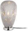 Leitmotiv Tafellamp Blown Glas Chroom Ø22x37cm online kopen