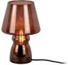 Leitmotiv Tafellamp Klassiek Glas Chocolade Bruin online kopen