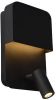 Lucide wandlamp Boxer zwart 10x13, 5x24 cm Leen Bakker online kopen