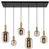 Lucide Hanglamp Joanet goud smoke glas 6 lampen online kopen