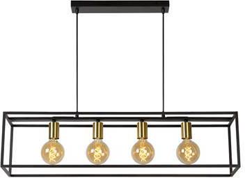 Lucide hanglamp Ruben zwart 92x22x150 cm Leen Bakker online kopen