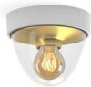 Nowodvorski Witte plafondlamp Nook met gouden binnenkant 7970 online kopen