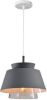 QUVIO Hanglamp metaal en glas grijs QUV5100L GREY online kopen
