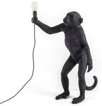 Seletti Monkey Buitenlamp Resin Staand Zwart 46 x 54 cm online kopen