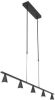 Steinhauer Hanglamp Vortex 5 lichts L 120 cm zwart online kopen