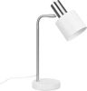 Trio international Design bureaulamp Adam wit met RVS R51041031 online kopen