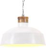 VidaXL Hanglamp industrieel E27 42 cm wit online kopen