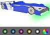 VidaXL Kinderbed raceauto met LED verlichting blauw 90x200 cm online kopen