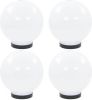 VidaXL LED bollampen 4 st rond 20 cm PMMA online kopen