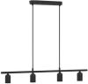 VidaXL Plafondlamp E27 80 cm zwart online kopen