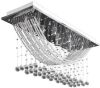 VidaXL Plafondlamp met glinsterende glas kristallen kralen 8xG9 29 cm online kopen