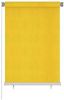 VidaXL Rolgordijn voor buiten 100x140 cm HDPE geel online kopen