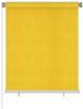 VidaXL Rolgordijn voor buiten 120x140 cm HDPE geel online kopen