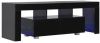 VidaXL Tv meubel Met Led verlichting 130x35x45 Cm Hoogglans Zwart online kopen