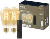 Cstore Wiz Starterkit 2 Aangesloten Edison lampen Wit Variabel E27 50w + Nomadische Afstandsbedieningsdimmer online kopen