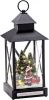 Konstsmide Christmas LED decoratieve lantaarn kerstman zwart IP44 32cm online kopen