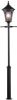 Konstsmide Staande Buitenlamp 'Virgo' 255cm hoog, E27 max 100W / 230V, kleur Zwart online kopen