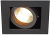 SLV verlichting Inbouwspot Kadux 1 GU10 Square 9cm zwart 115510 online kopen