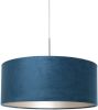Steinhauer Hanglamp Sparkled met blauw velvet 8247ST online kopen