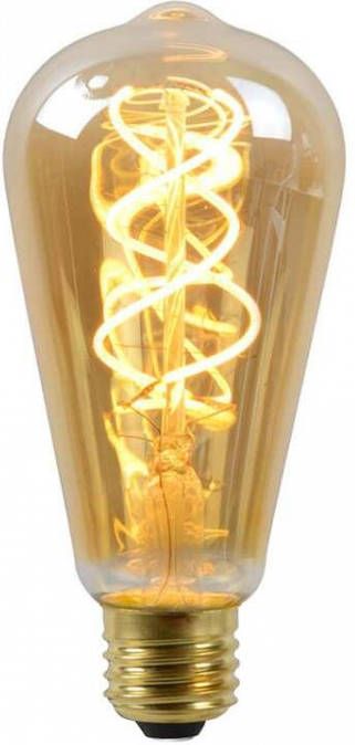 Lucide LED Bulb Filament lamp E27 amber Ø6, 4 cm Leen Bakker online kopen