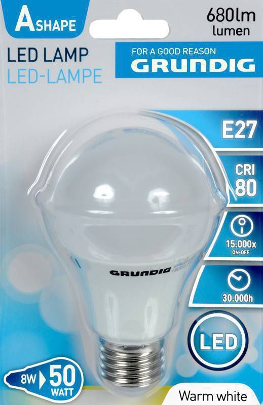 Grundig LED lamp, warm 8W Lampenwinkel