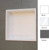 Luca Sanitair Inbouwnis 29.5X29.5X8 cm Solid Surface Mat Wit online kopen