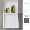 Luca Inbouwnis Sanitair 59, 5x29, 5x8cm Solid Surface 2 Vakken Rechthoek Mat Wit online kopen
