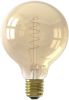 Trendhopper Calex LED Full Glass Flex Filament Globe Lamp 240V 4W 200lm E27 G95, Gold 2100K Dimmable, energy label A online kopen