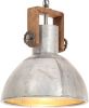 VidaXL Hanglamp industrieel rond 25 W E27 30 cm zilverkleurig Leen Bakker online kopen